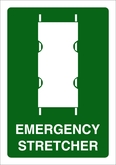 Emergency Stretcher sign
